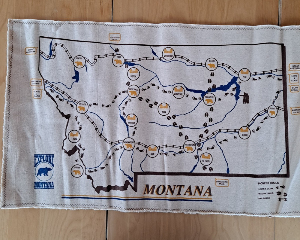 EXPLORE MONTANA Adventure Game 1986