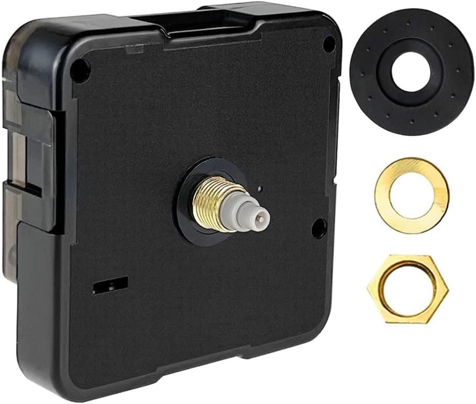 Compact Battery-Powered Clock Mechanism - Perfect for Custom Wall Clock Projects