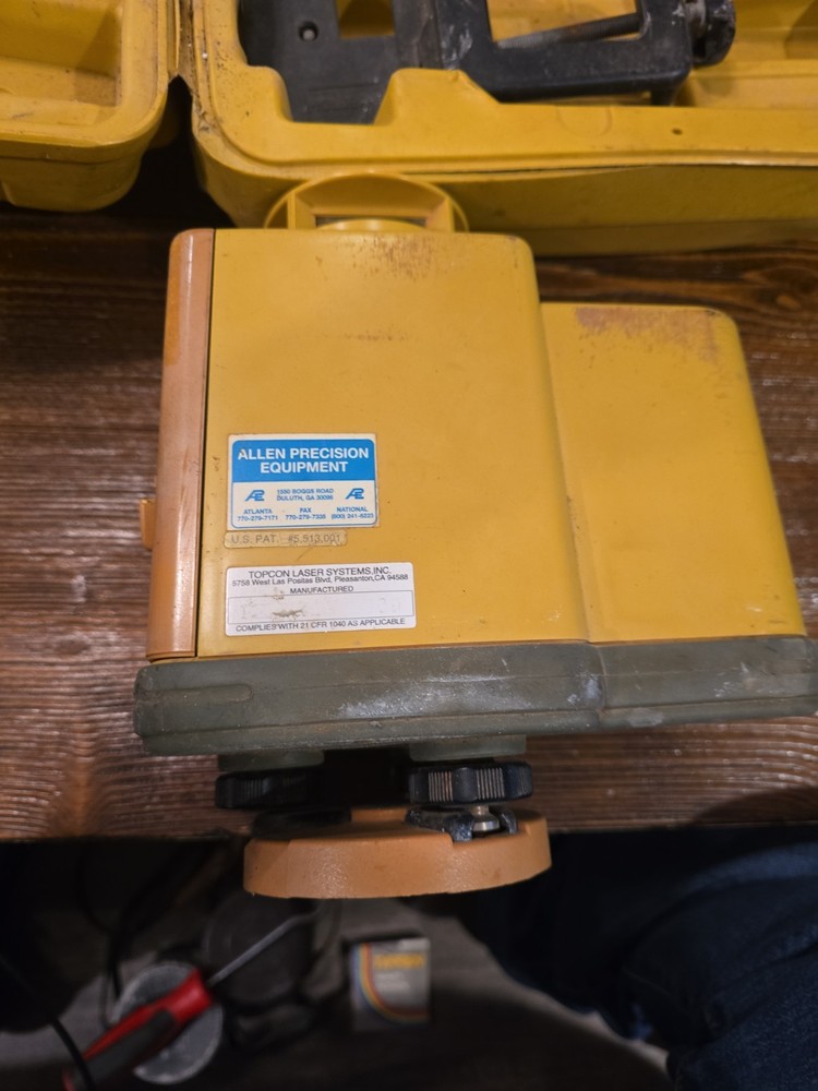 Topcon Marksman RL-60B Rotary Laser Level w/ Case & Mount Untested