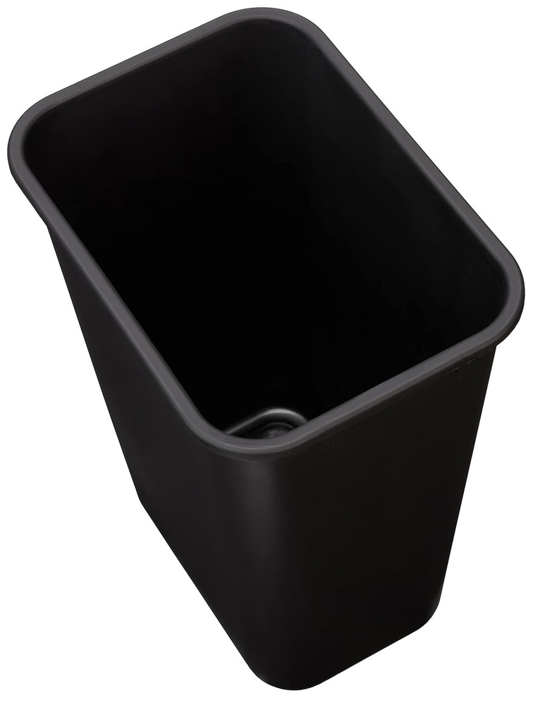 Rectangular Commercial Office Wastebasket, Easy to Clean, Space-Saving, 10 Gallo