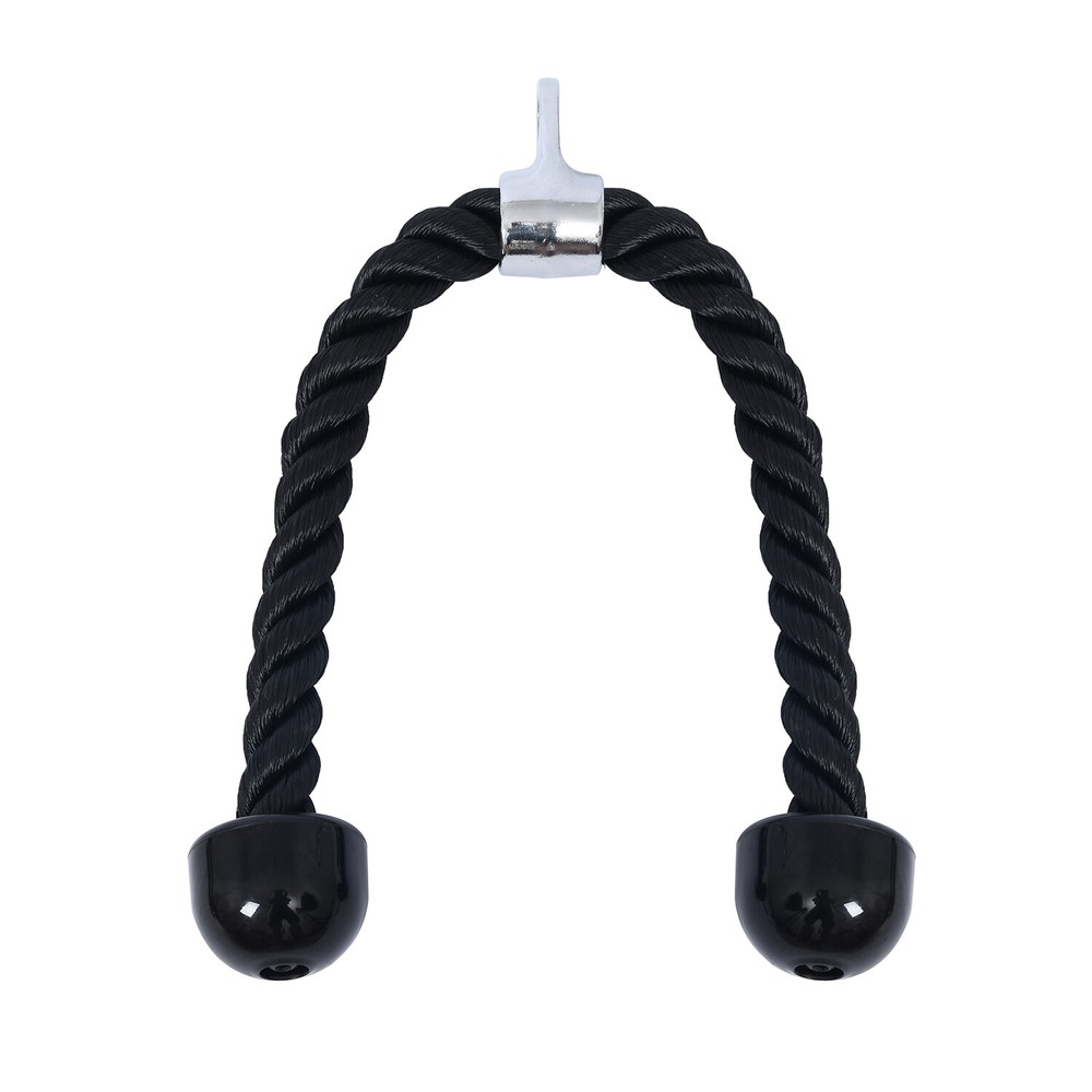 Tricep Rope Attachment Cable Machine Handle Fitness Pulldown Triceps Pushdown