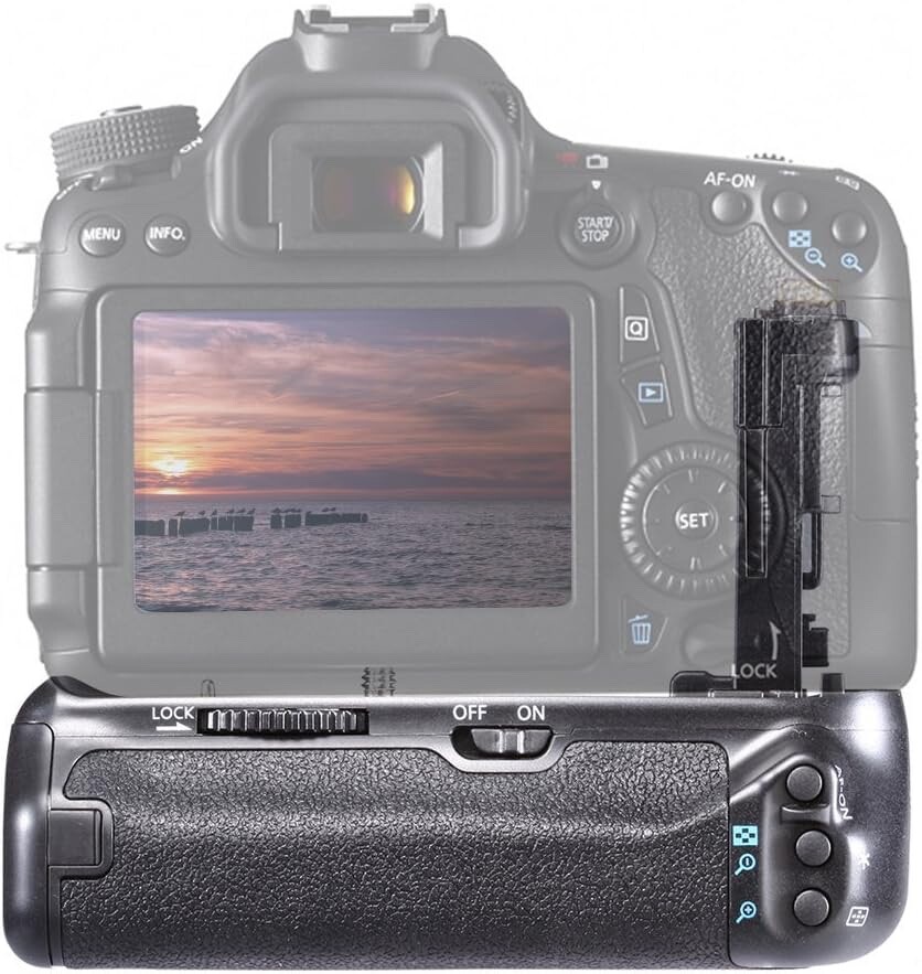 NEEWER Battery Grip (Replacement for BG-E14), Vertical Grip with Shutter/Functio