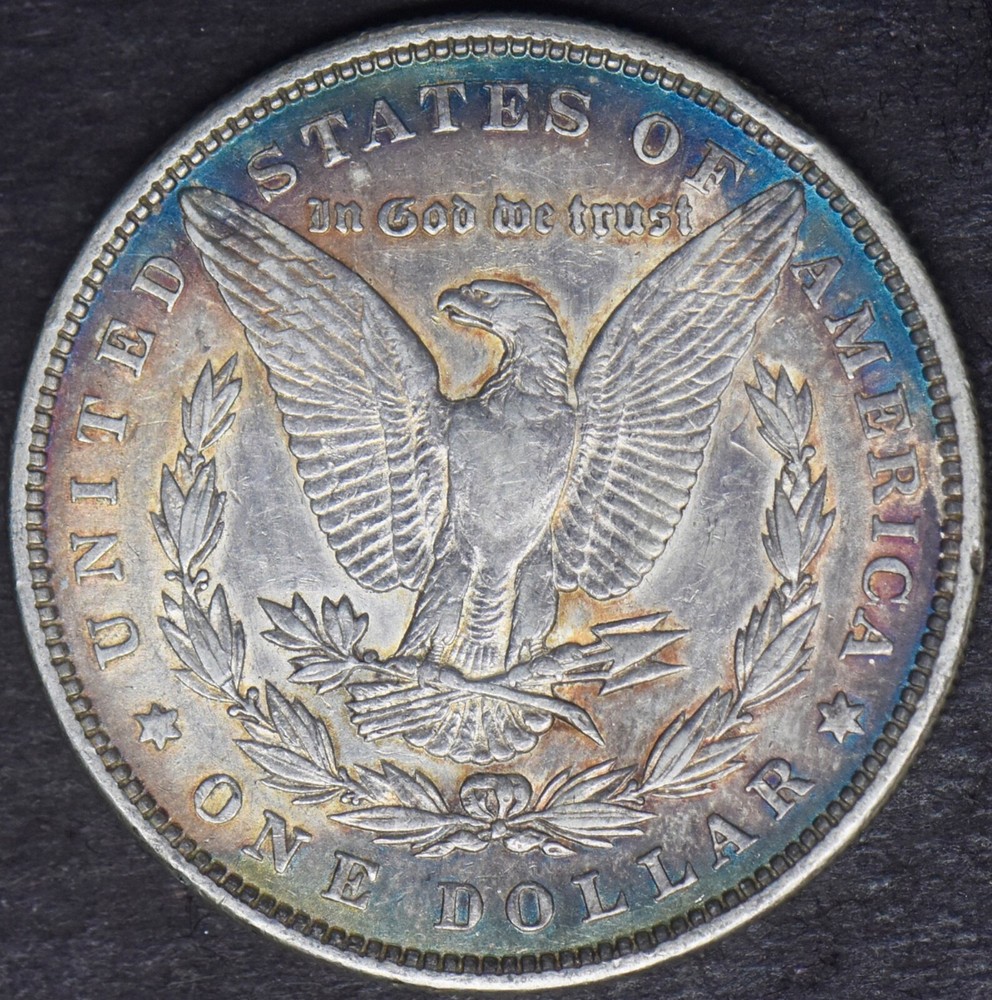 1884 Morgan Silver Dollar Toned - ✪COINGIANTS✪