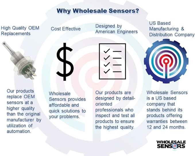 Delphi TS10075 Engine Coolant Replacement Temperature Sensor 12 Month Warranty