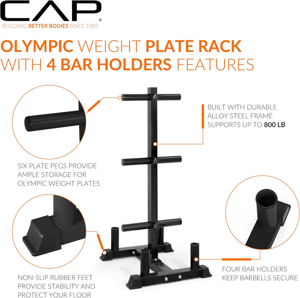 Olympic Bumper Plate Tree Rack
