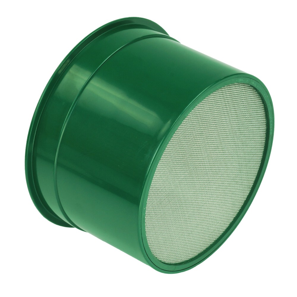 6" Green Mini Stackable Sifting Classifier – 30 Holes for Gold Prospecting