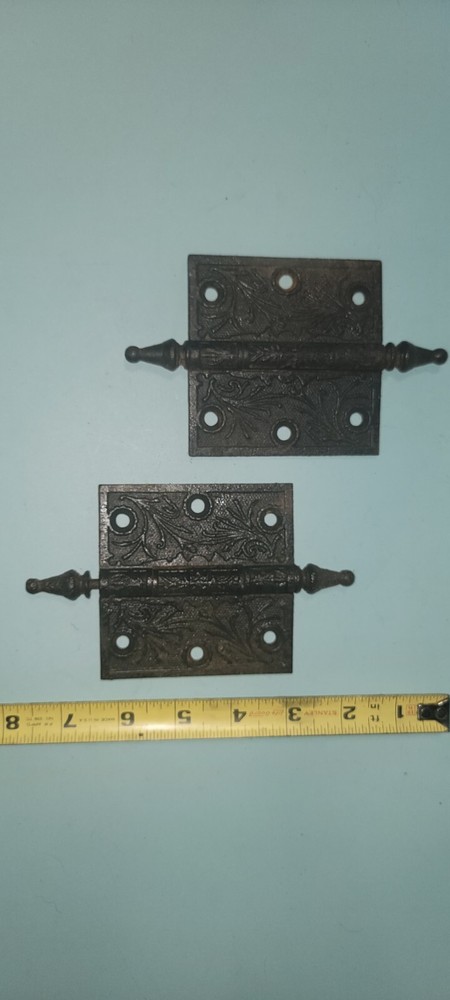 Antique Door Hinges Set