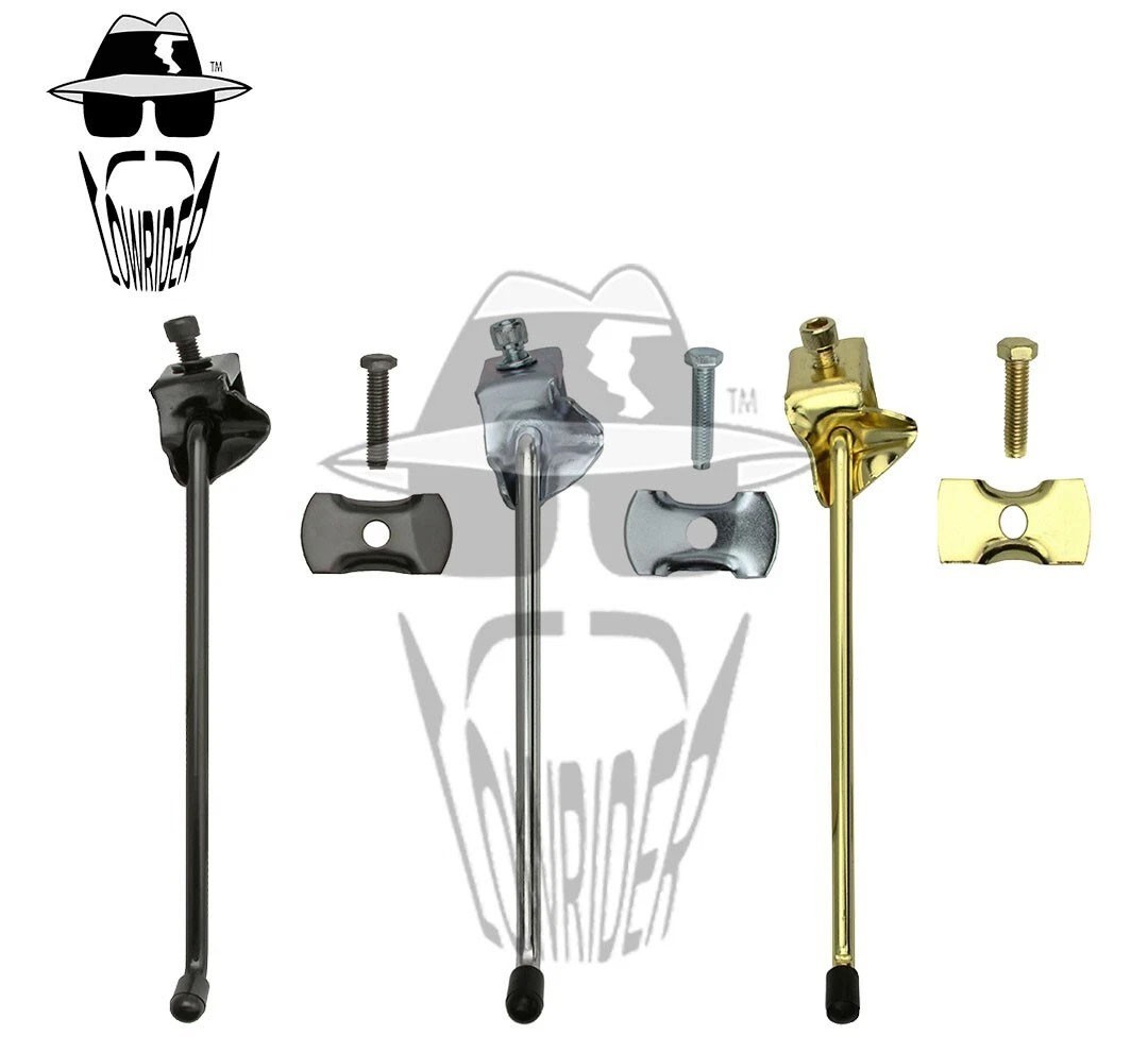 ORIGINAL LOWRIDER Bicycle/Bike Steel Center Mount Kickstand All Sizes & Colors.
