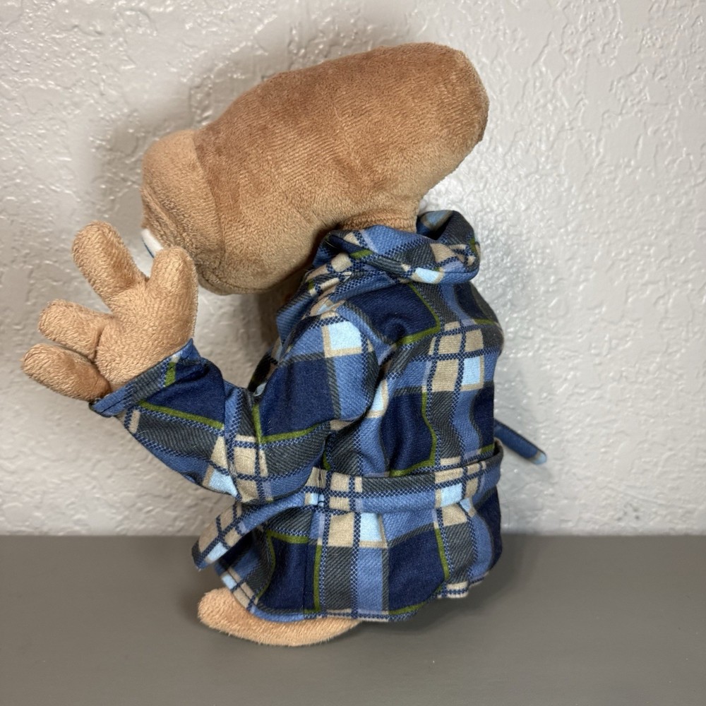 Universal Studios E.T. The Extra Terrestrial Blue Flannel Robe Plush Exclusive