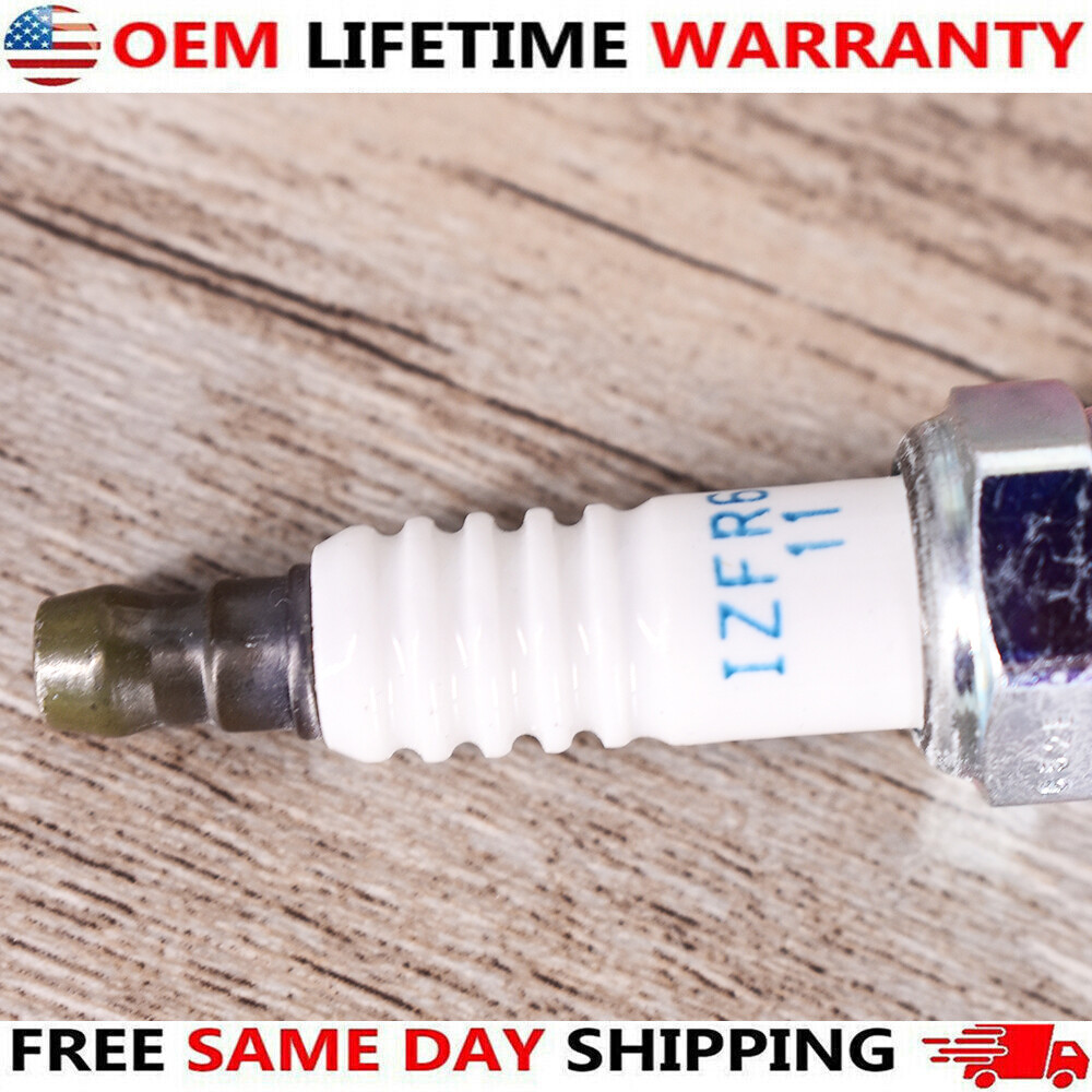 4pc NGK Laser Iridium Spark Plugs IZFR6K11 6994 For Honda Accord Civic CRV Acura