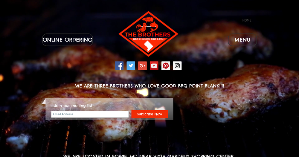 Customized One Page Wix.com Website