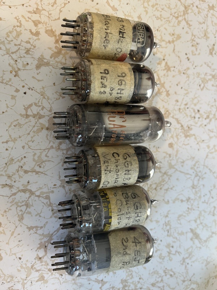 electronic tubes lot