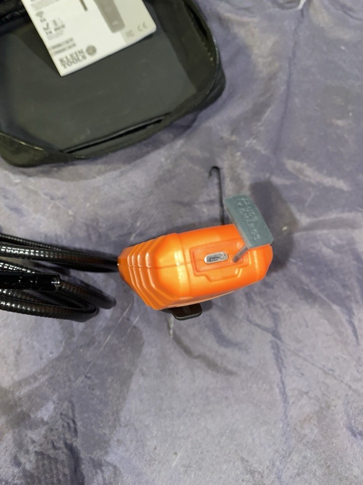 Klein Tools Rechargeable Wireless Borescope ET20 6ft Gooseneck 9mm Camera