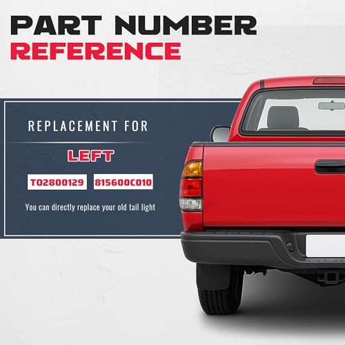 Tail Light Compatible with 2000-2006 Toyota Tundra Regular/Access Driver Left