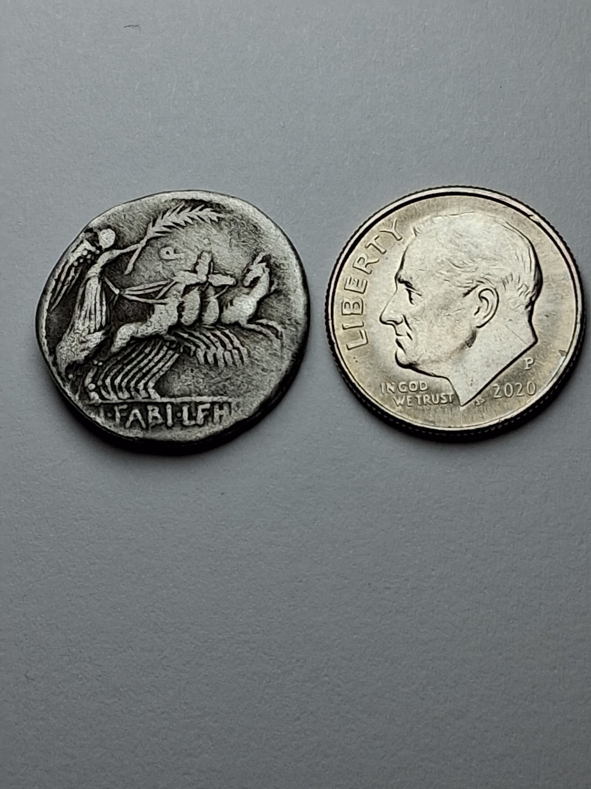 Roman Republic, C. Annius & L. Fabius Hispaniensis Denarius, 82-81 BC