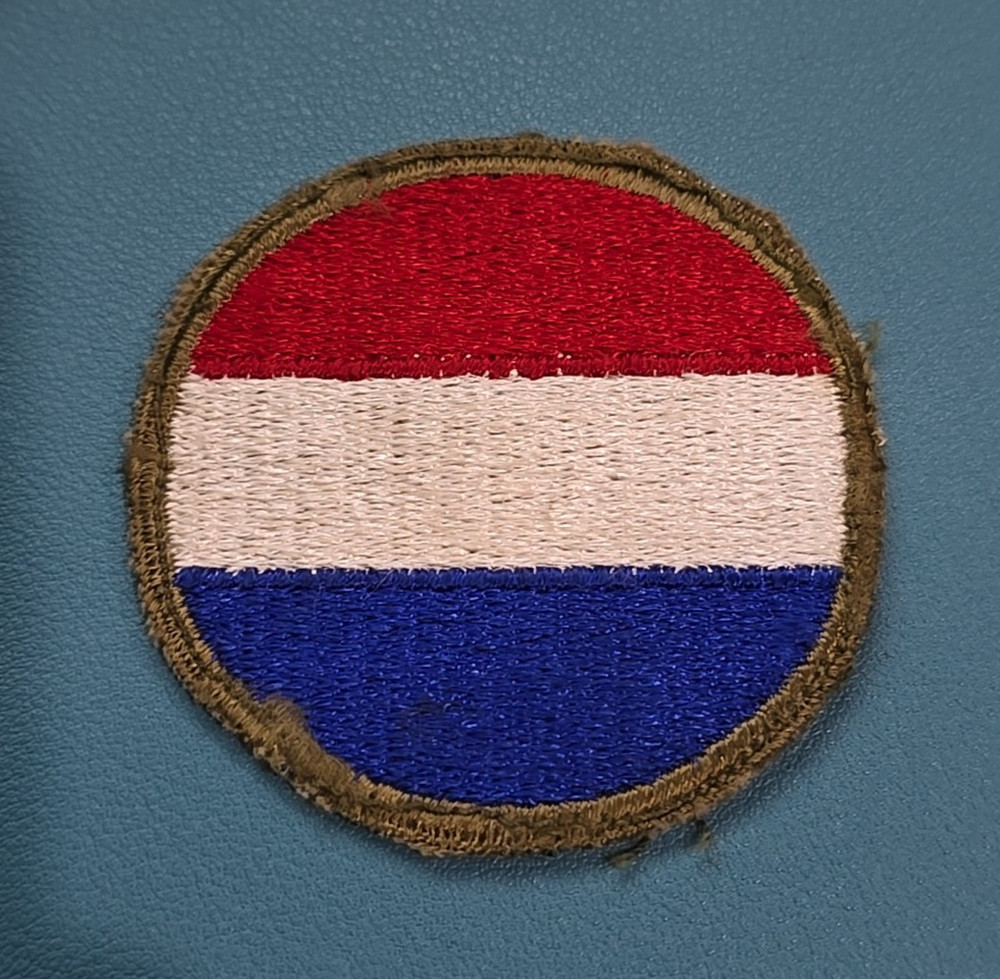 US Army Ground Forces Patch-Cut Edge-Snow Back-Off Uniform--Original WW-II*