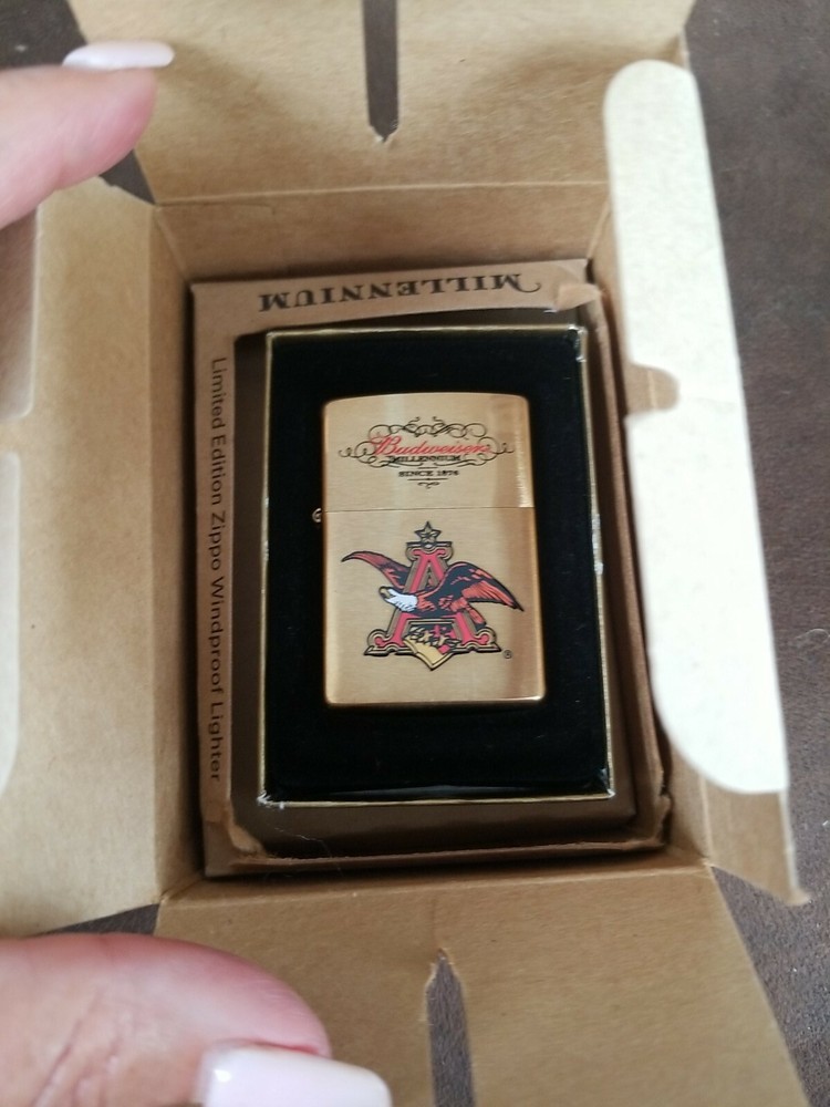 ZIPPO BUDWEISER MILLENNIUM HTF