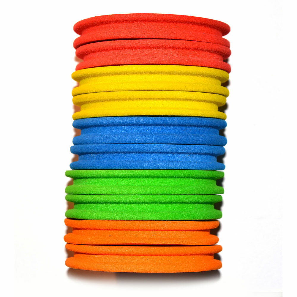 Tronix SLIM Eva Foam Rig Winders - Assorted - 10 Pack
