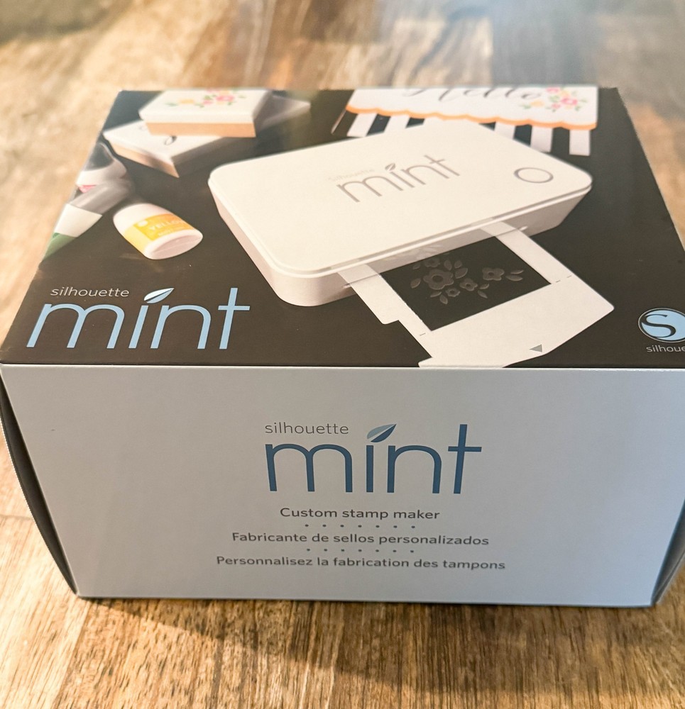 Silhouette Mint Custom Stamp Maker Complete Kit Crafters NIB! Never Opened!