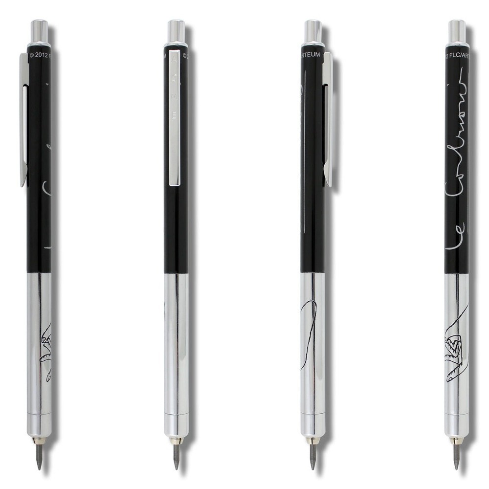 ACME "Ronchamp" Le Corbusier Pattern, Chrome Architect's Pencil