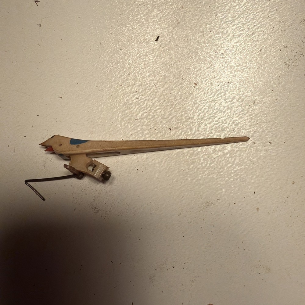 Vintage Germany Cuckoo Clock part Plastic Bird