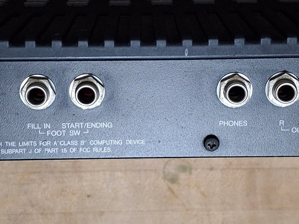 Yamaha RX120 Digital Rhythm Machine Programmer Tested Working + power supply