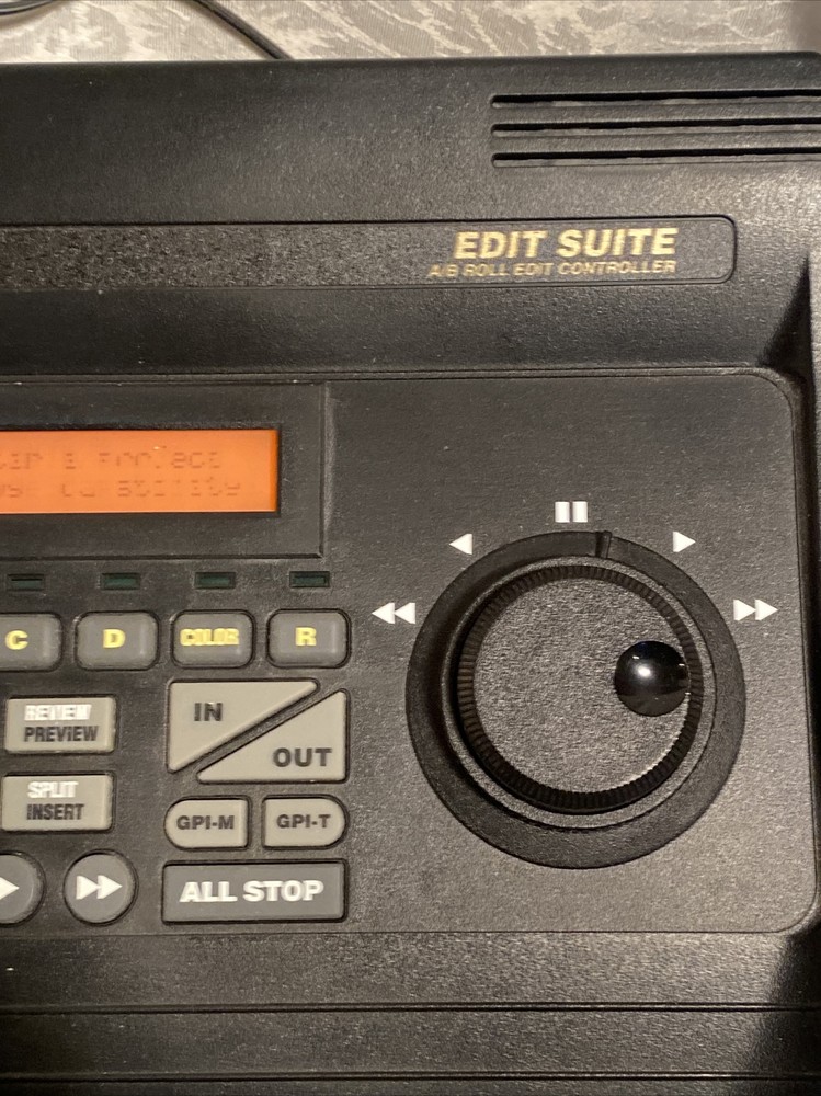 Videonics Edit Suite AB Roll Edit Controller Video Editing Equipment Powers On