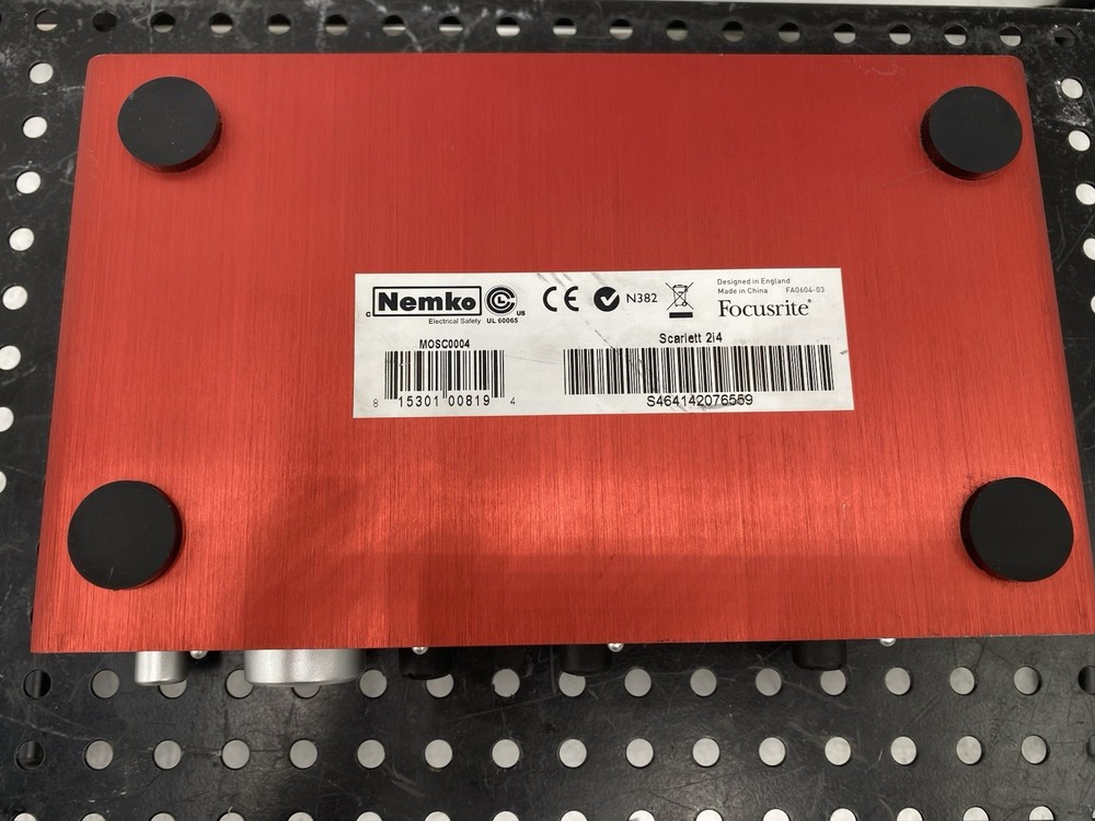 Focusrite NEMKO MOSC0004 Scarlett Channels USB Audio Interface
