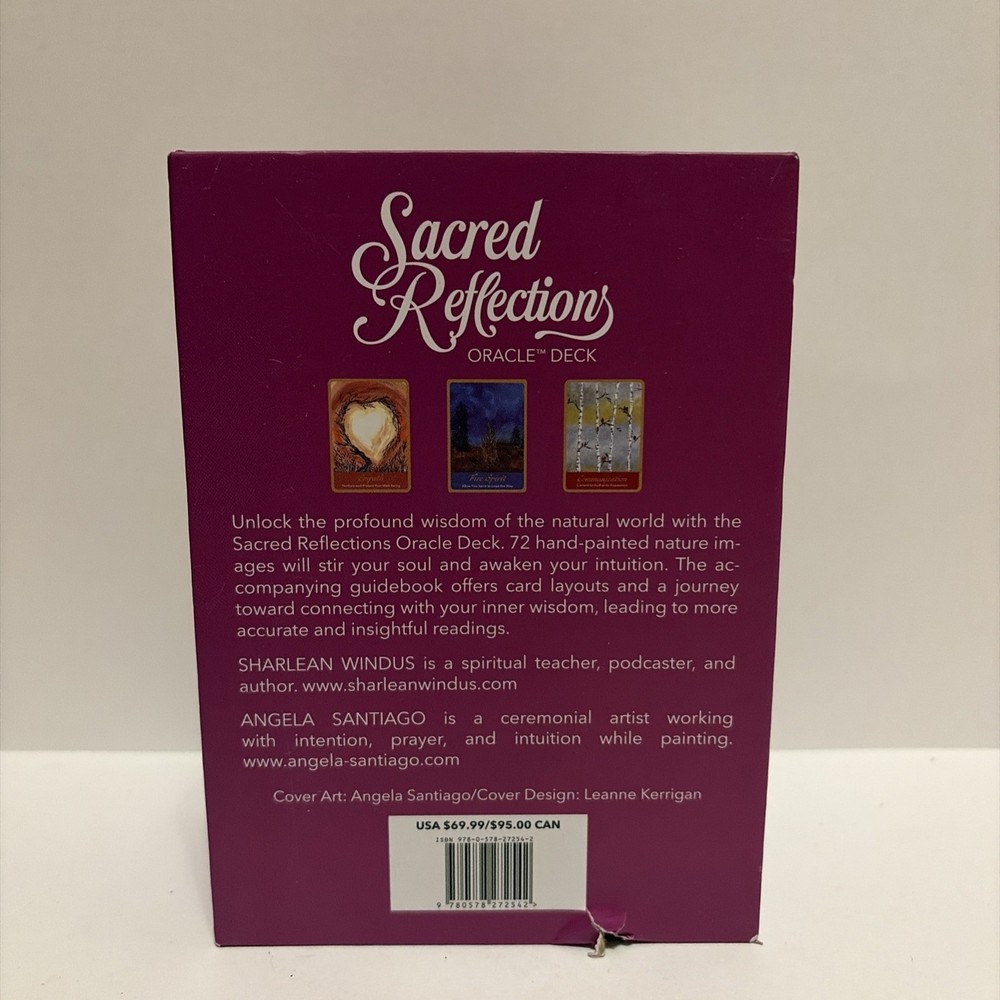 Sacred Reflections Sharlean Windus Oracle Deck Complete w/Guidebook