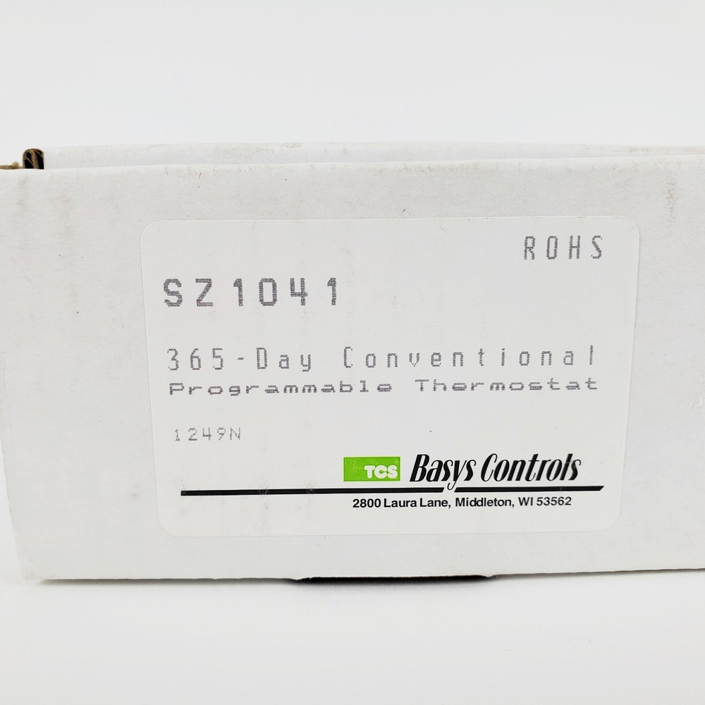 TCS Basys Controls SZ1041 Programable Thermostat, New!