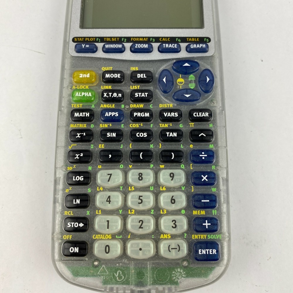 Texas Instruments TI-83 Plus Silver Edition Graphing Calculator TESTED AND WORKS