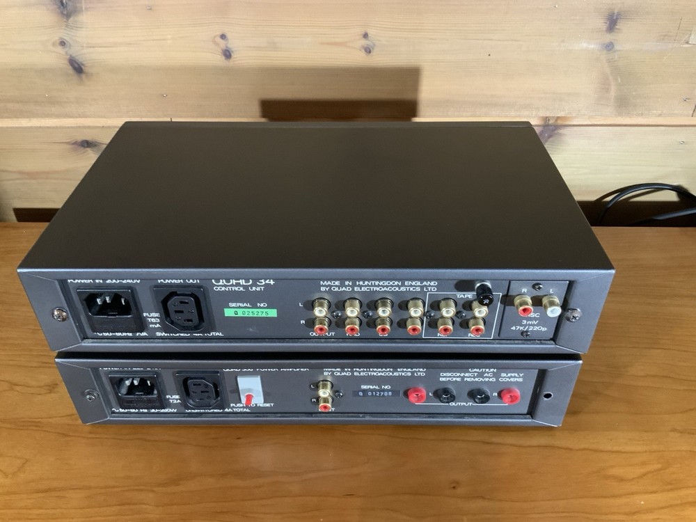 Quad 34 Pre Amplifier, Quad 306 Power Amplifier