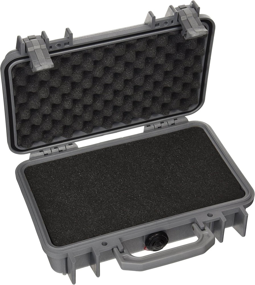 NEW Case With Foam Silver