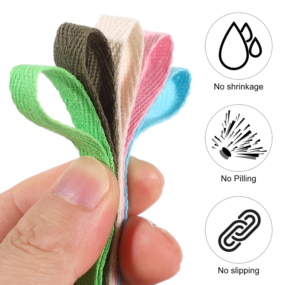 19mm x 33feet Inch Flat Drawstring Cord Drawstring Replacement, White