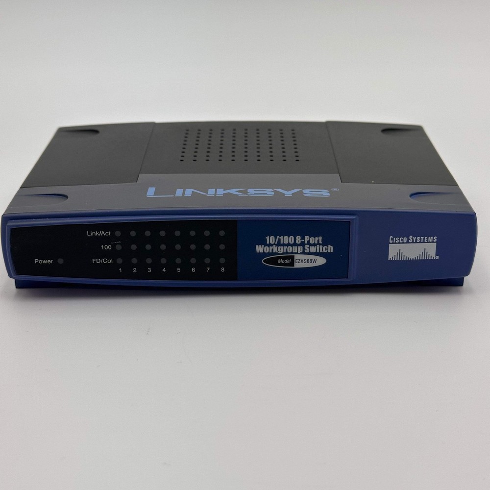 Linksys 10/100 8 Port Workgroup Switch - Black