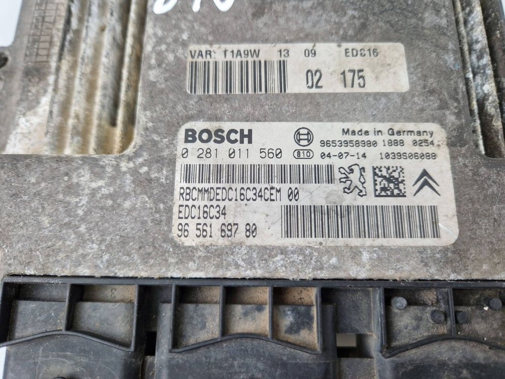 Peugeot 206 2001 Engine Control Module ECU 9656169780