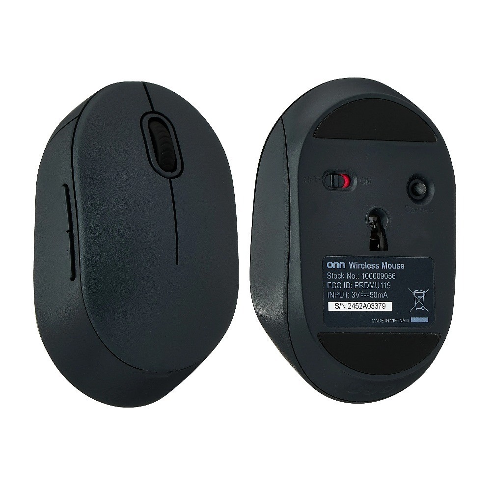 Wireless Mouse 5 Buttons 1600 DPI 2.4G USB Optical Computer Mice Gray