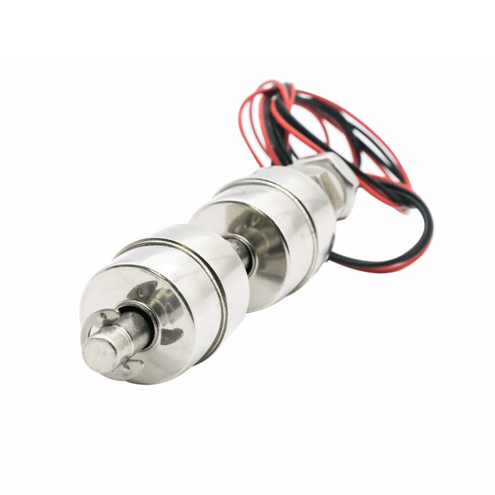 2PC Tank Pool Liquid Water Level Sensor Stainless Steel Double ball Float switch