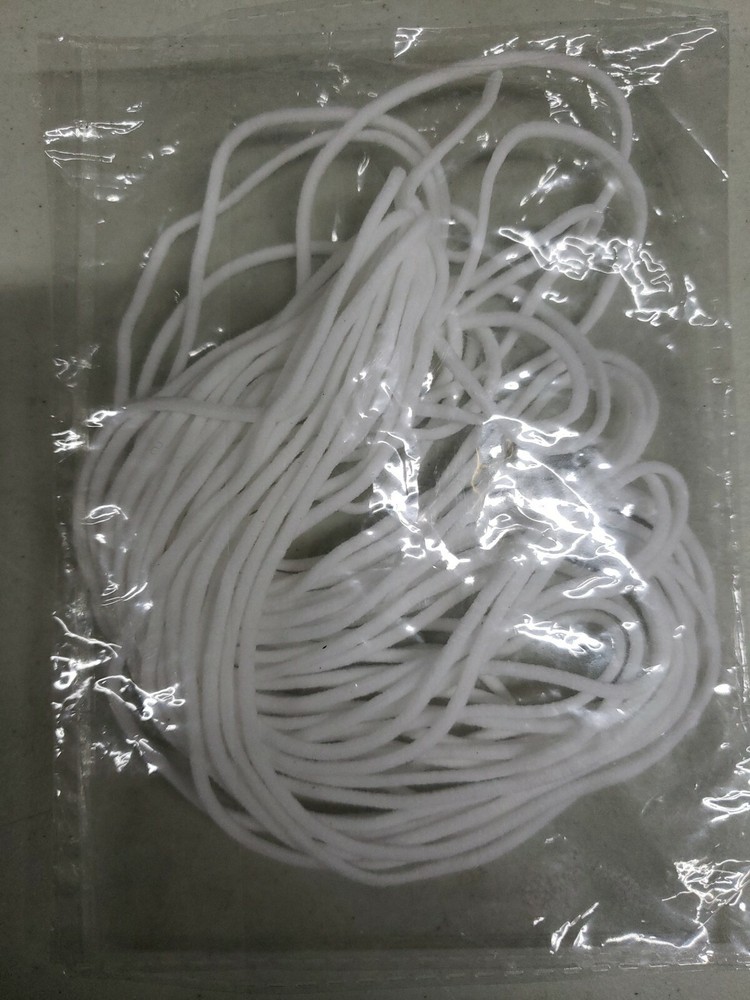 10m Elastic Strap earloop Cord round ear tie rope handmade string (10 Yard)