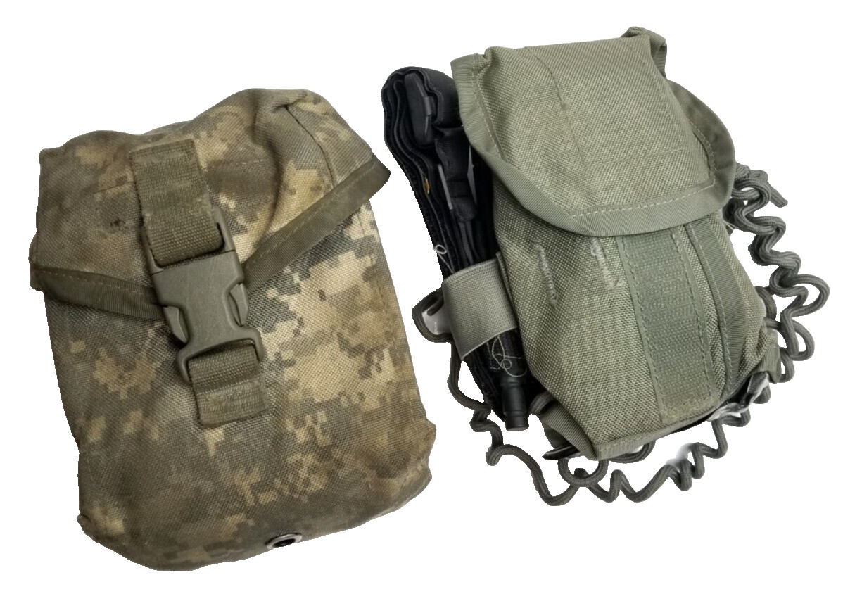 Complete US Army Molle IFAK Individual First Aid Kit Pouch ACU UCP w Compontents