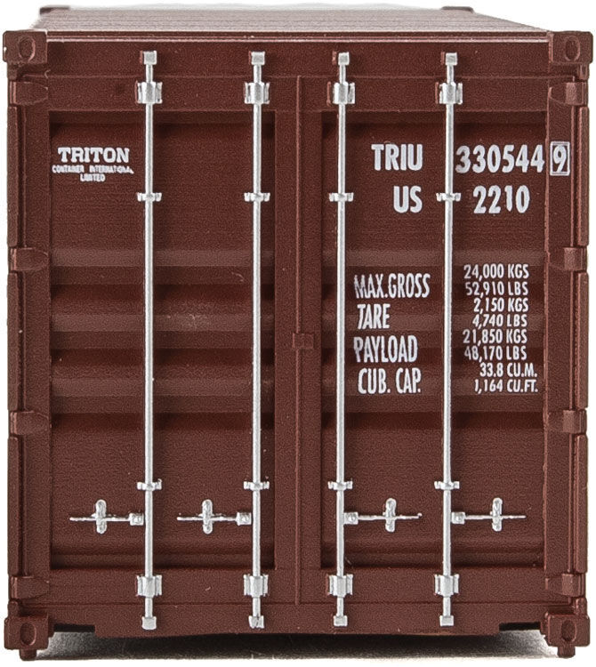 Walthers 20' Corrugated Container Triton HO Scale