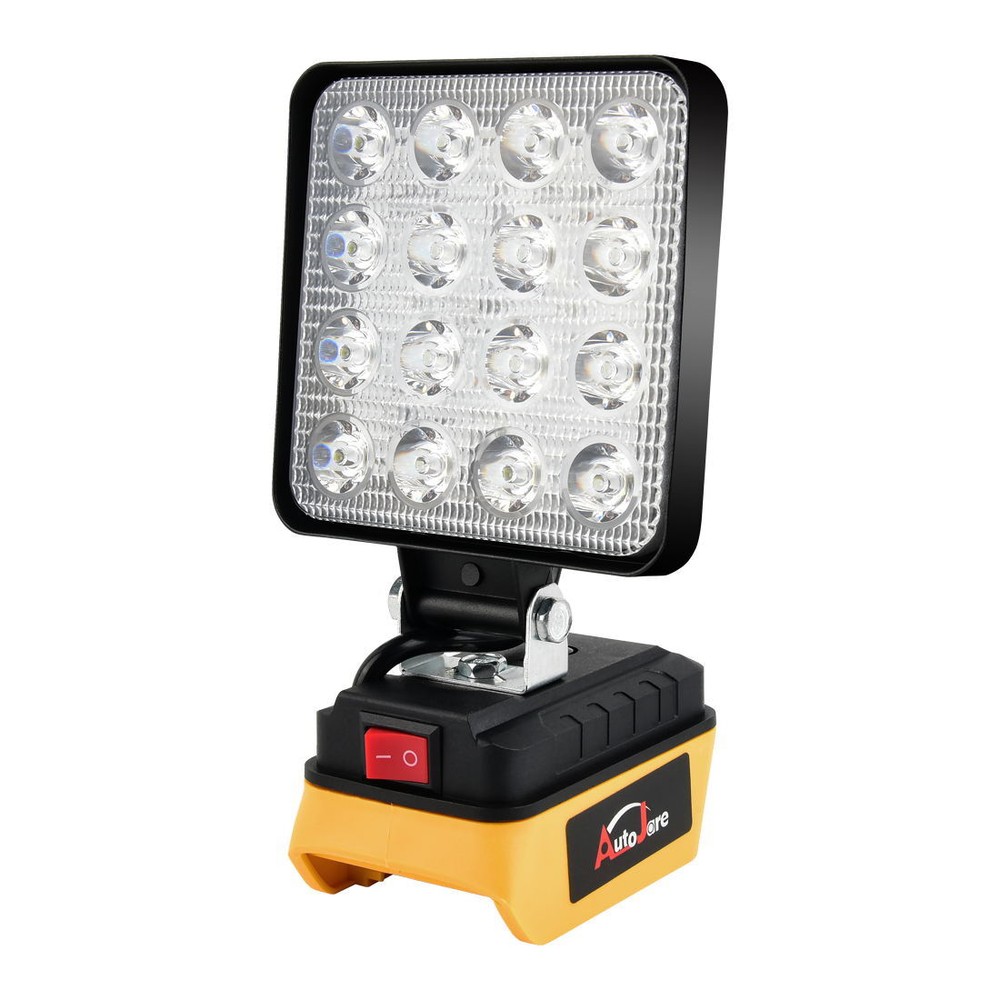 Cordless Led Work Light For Dewalt 20V Battery,Portable Flood Light Flashlight