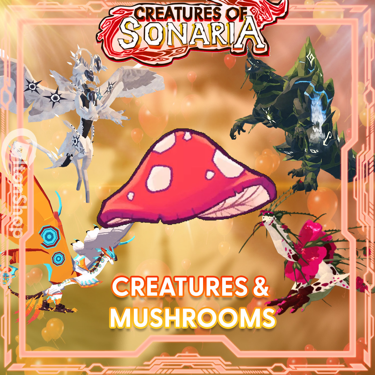 🍄 Creatures, Mushrooms, Tokens | Creatures Of Sonaria |COS 🍄