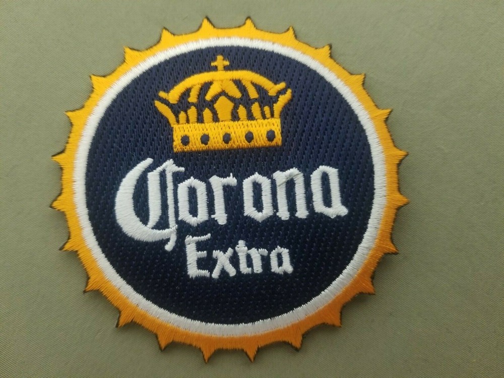 Corona Extra Beer Embroidered Patch.