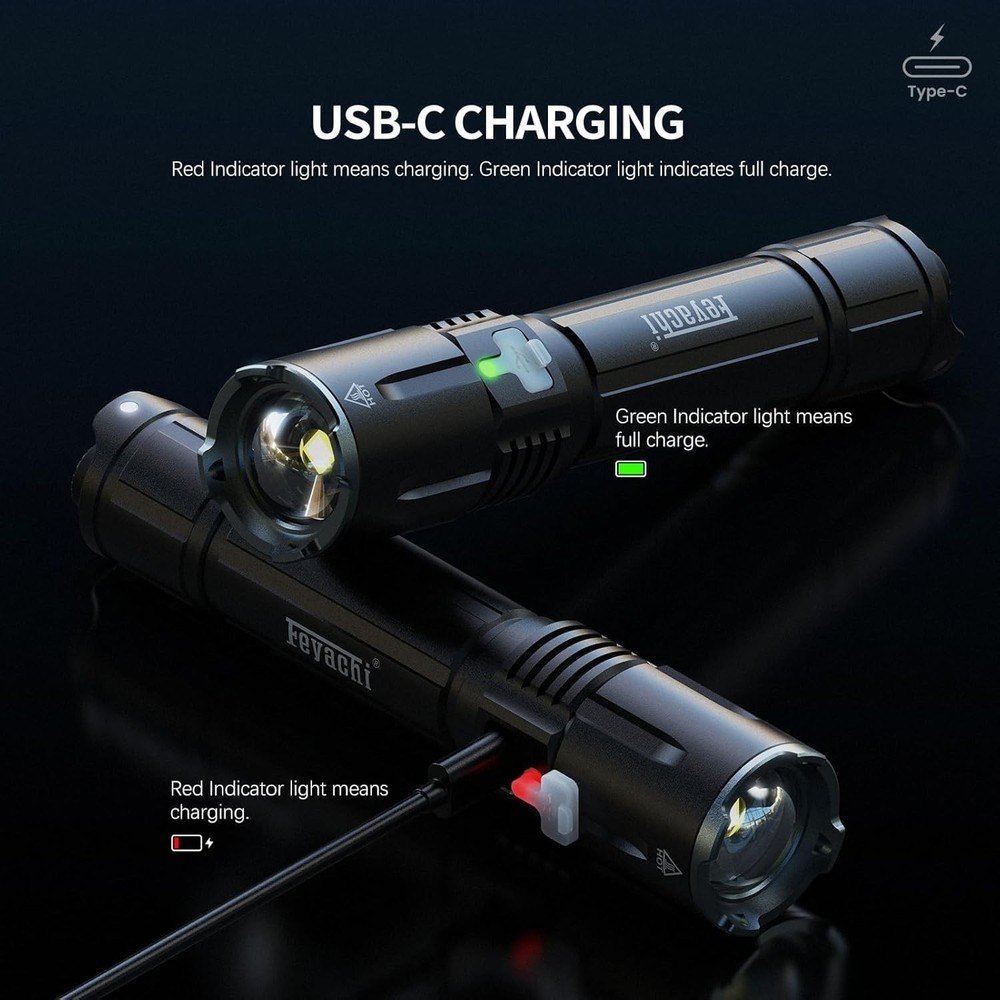 Feyachi FL26 2000 Lumens M-lock Tactical Flashlight