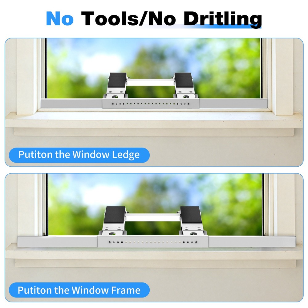 Window AC Bracket, Window Air Conditioner Support Brackets Max 220 Lbs Capacity