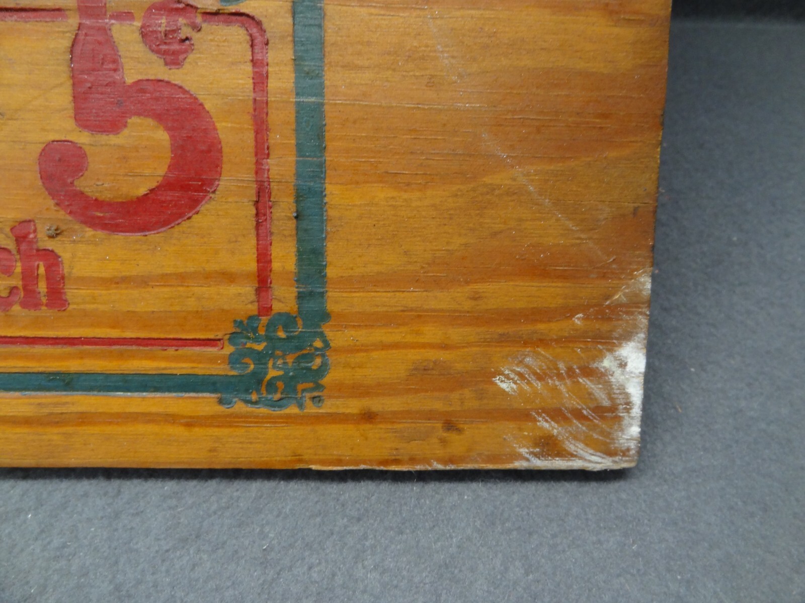 Pepsi-Cola 16" Hits The Spot Down On The Beach Wood Wooden Sign Crate Side VTG