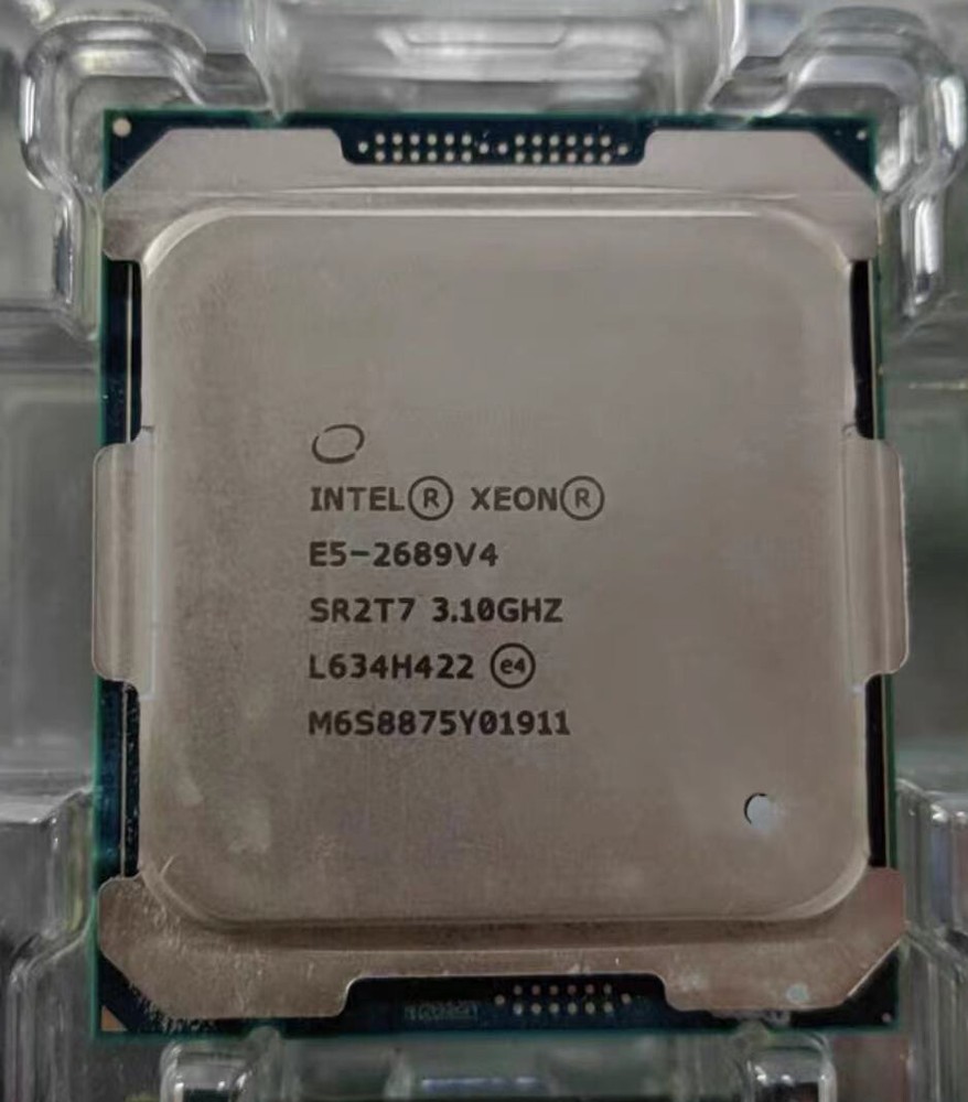 Intel Xeon E5 2689 V4 LGA2011-3 3.10GHz 10-Core 25MB 165W server CPU processor