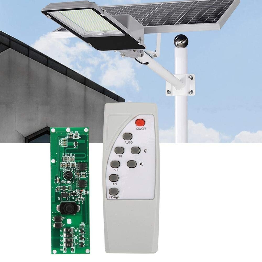 Solar Circuit Board for Outdoor Lighting with Motion Sensor Remote Control En...