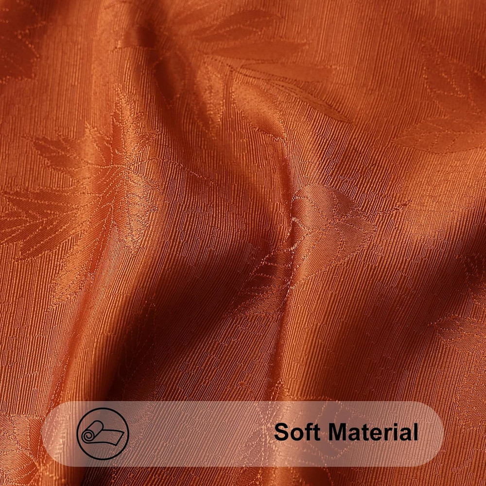 Smiry Rectangle Thanksgiving Tablecloth, 60x84 Inch Fall Waterproof Damask Table
